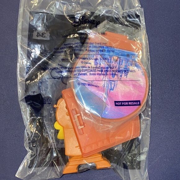 McDonald’s Walt Disney World 50th Anniversary Happy Meal Toy #34 Cogsworth - Picture 2 of 2